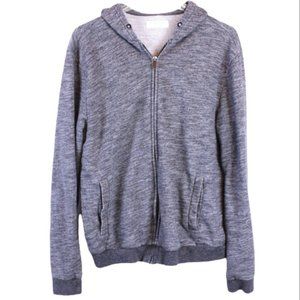 EVERLANE Hoodie Full Zip in Heather Gray Size Large